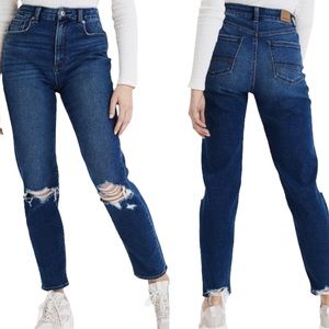 AE Ripped Knee Mom Jeans